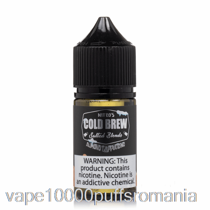 Vape Romania Cappuccino Cu Migdale - Nitros Cold Brew Saruri - 30ml 25mg